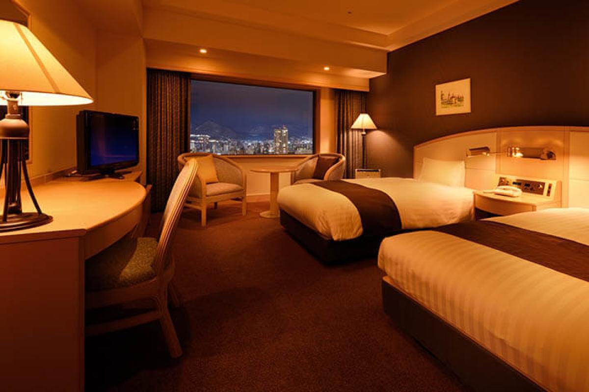 Royton Sapporo Hotel Buitenkant foto Deluxe twin room