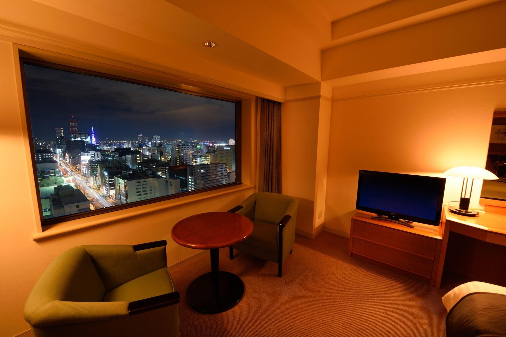 Royton Sapporo Hotel Buitenkant foto A room at the hotel